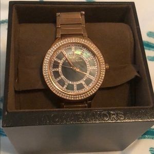 Rose gold Michael kors watch